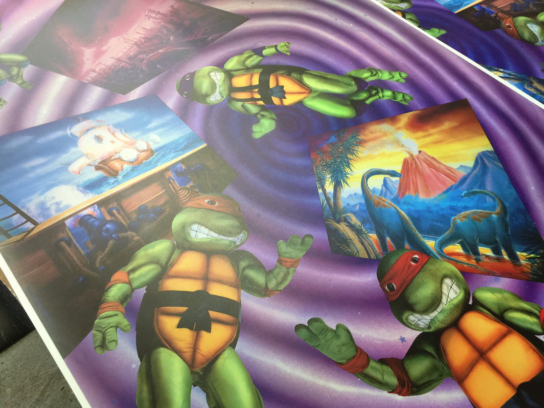 Original Turtles in time Art set – Szabo's Arcades