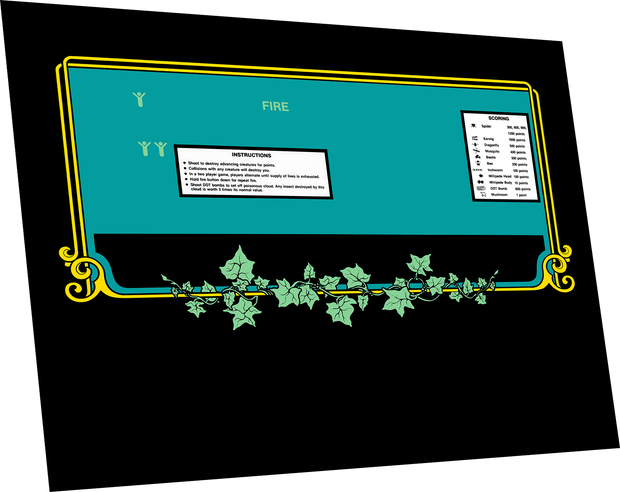 Millipede Control panel overlay