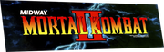 Mortal Kombat II Marquee  (full size cabinet)