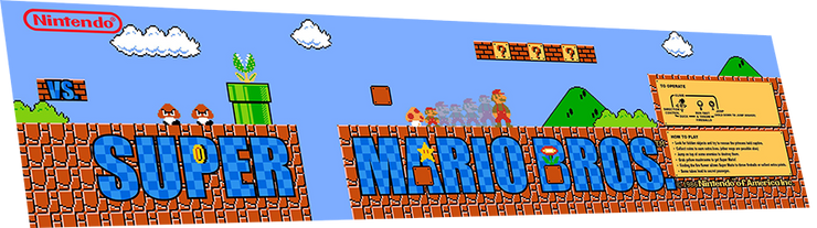 Super Mario Brothers marquee