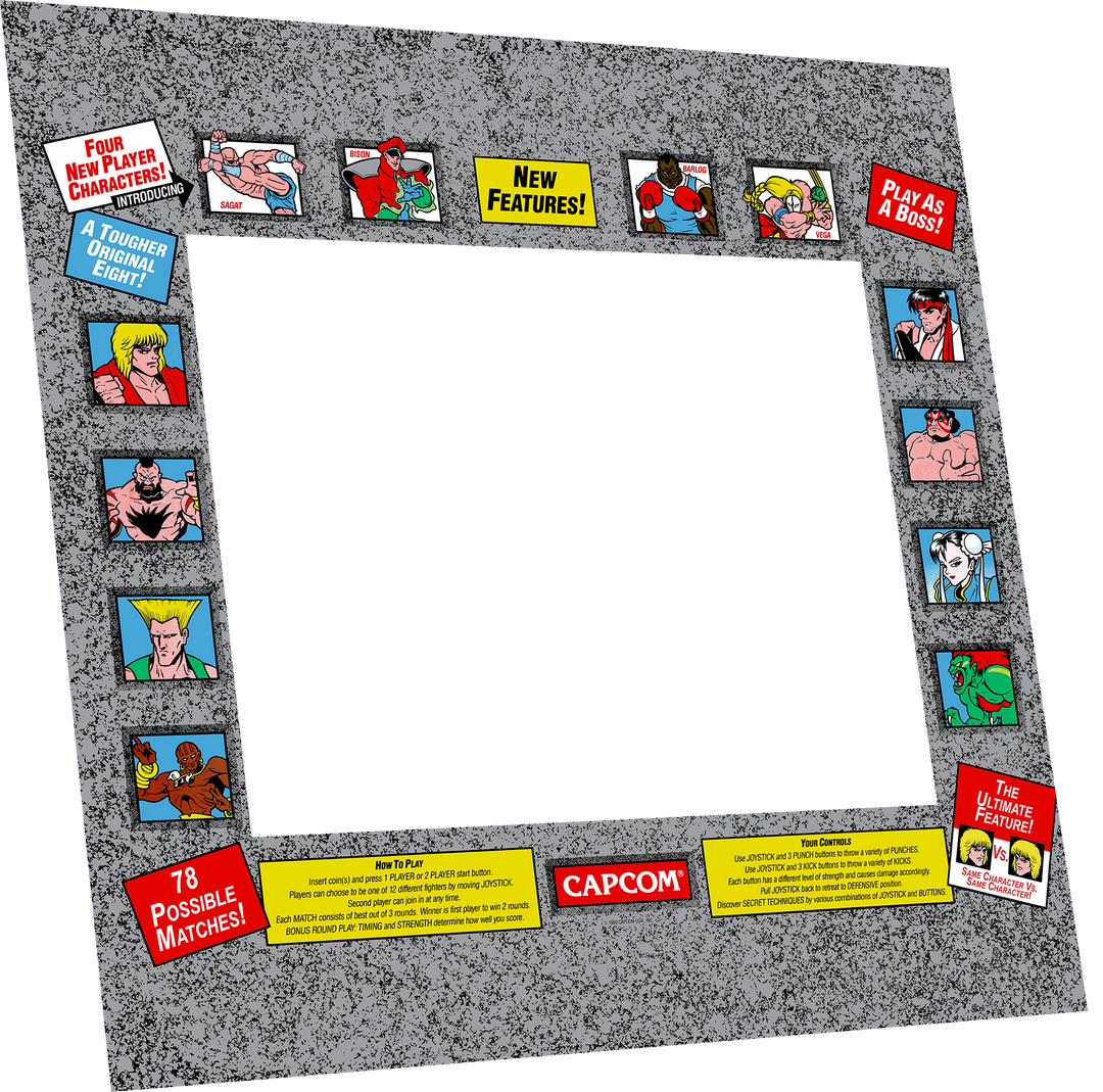 Street Fighter 2 champion Edition Bezel – Szabo's Arcades