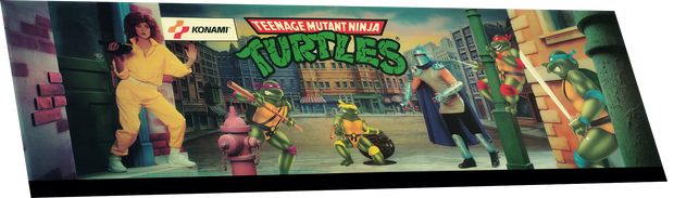 TMNT Marquee (full size cabinet)