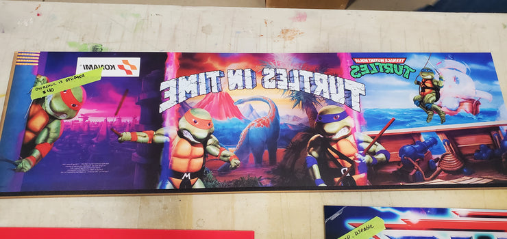 Turtles in Time Full Size Marquee- Blemishville