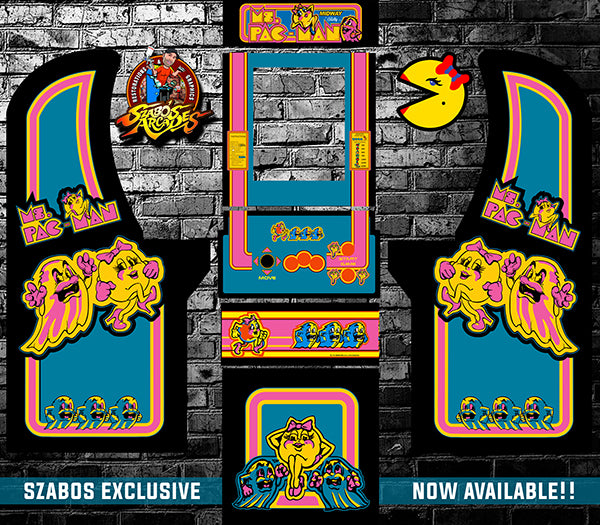 Ms Pacman arcade 1UP – Szabo's Arcades