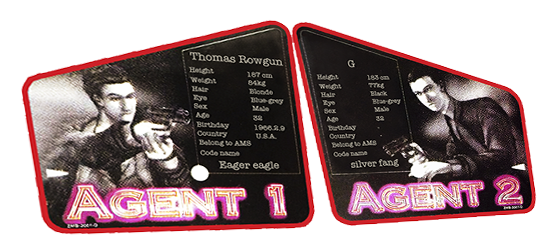 House of Dead Decal- Thomas Rogan and Agent G only