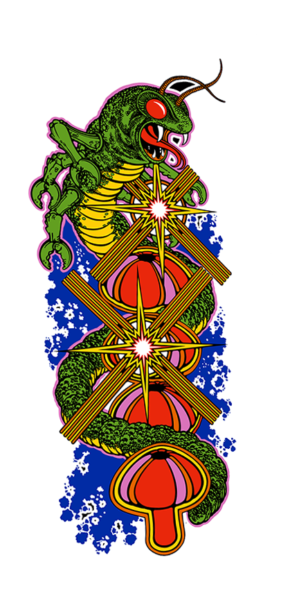 Centipede-Side Art