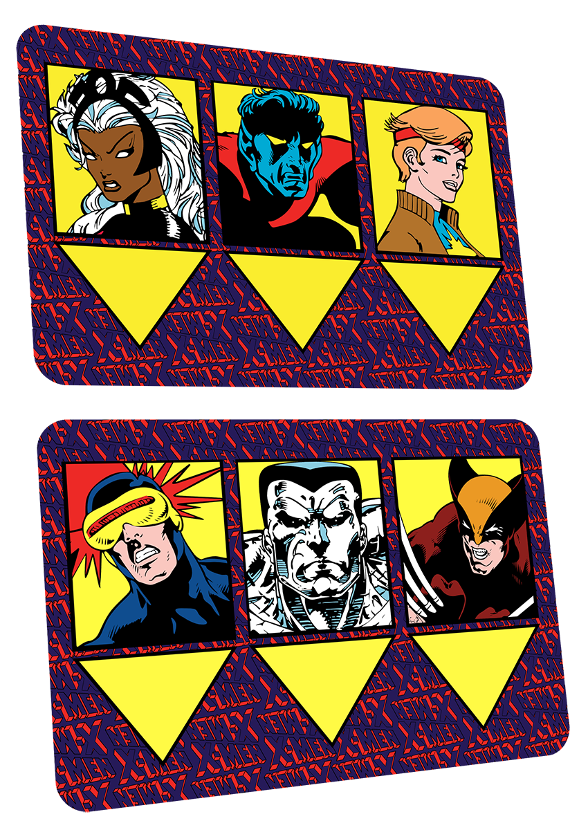 XMen coin door decals – Szabo's Arcades
