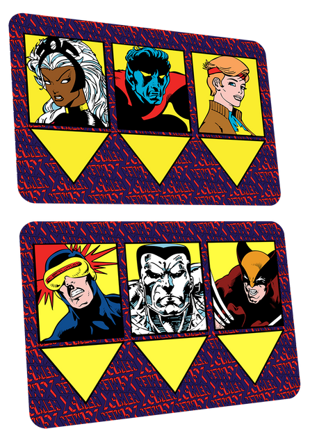 XMen coin door decals – Szabo's Arcades
