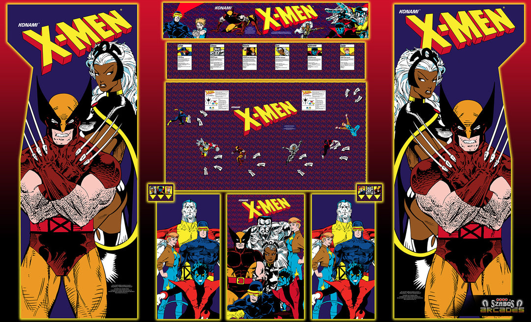【期間限定特価】 art full Player 6 Xmen kit Arcades Szabo's – set. コレクション