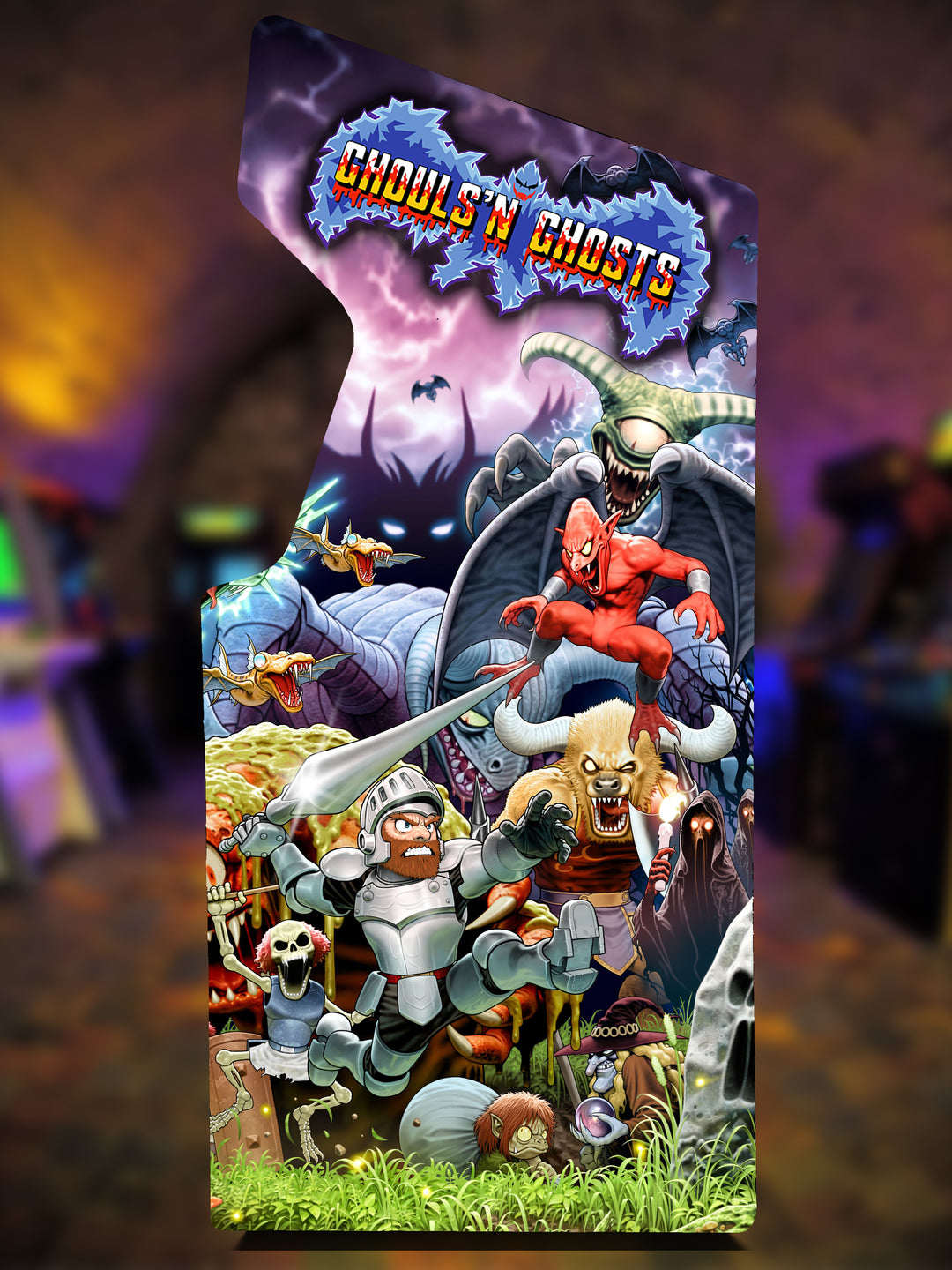 Ghouls N Ghosts -Custom Side Art – Szabo's Arcades