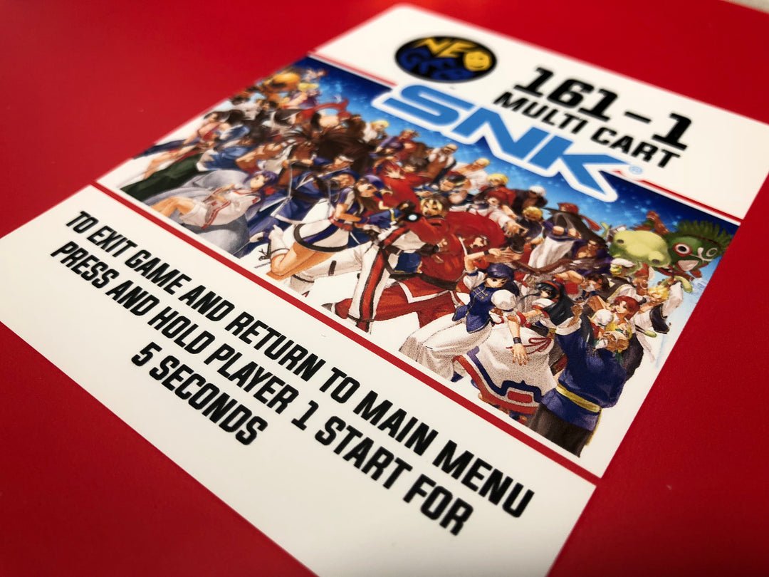 Neo•Geo multi-cart insert. – Szabo's Arcades