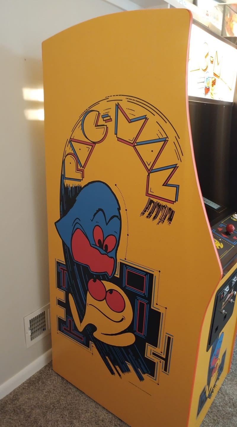 Pacman-Side Art – Szabo's Arcades