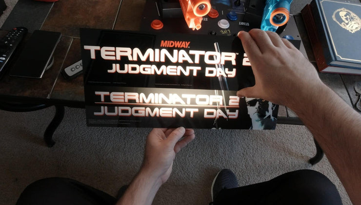 Arcade 1up Terminator Replacement Acrylic Marquee