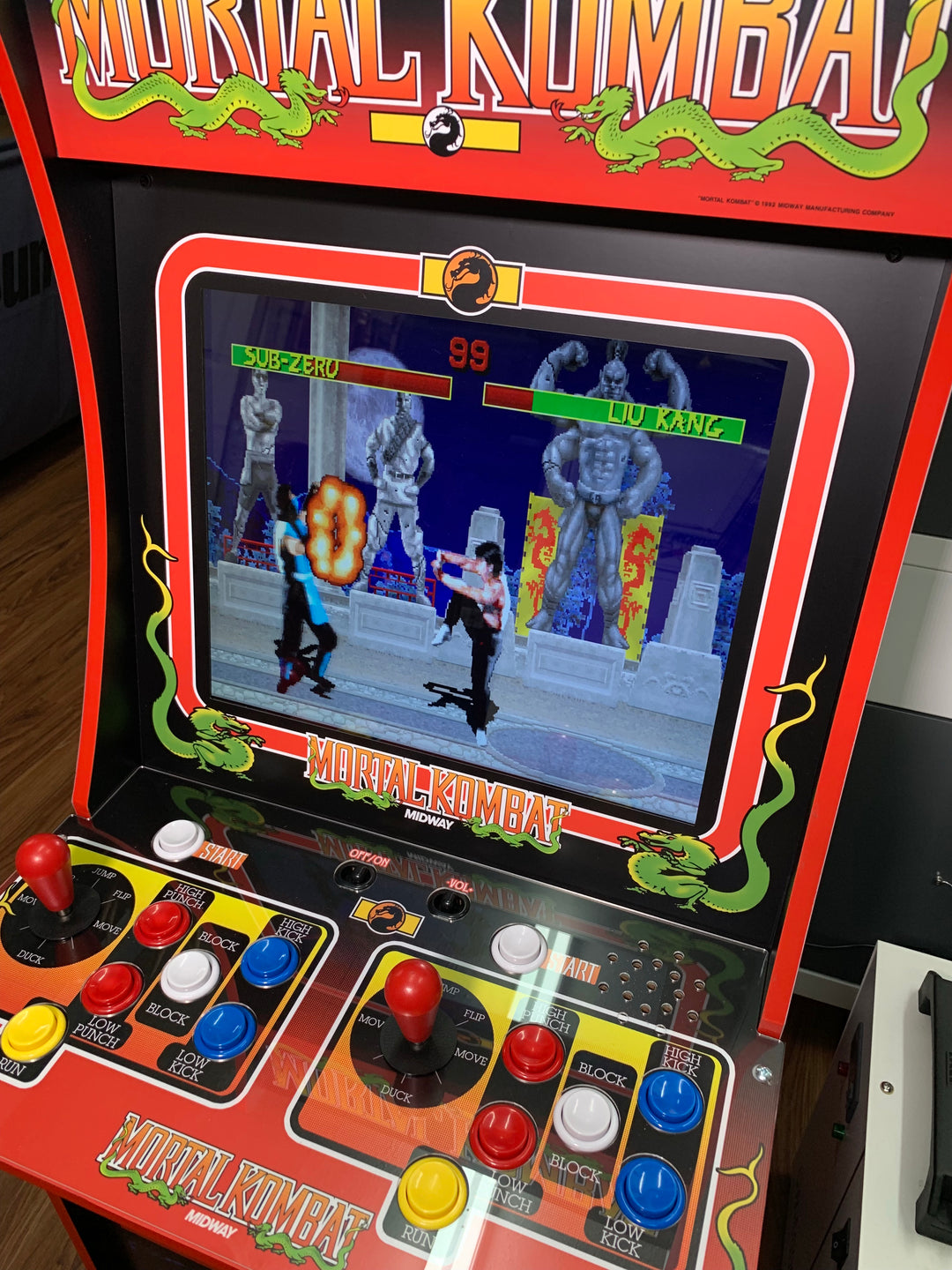 Mortal Kombat 1 bezel- Arcade 1Up – Szabo's Arcades