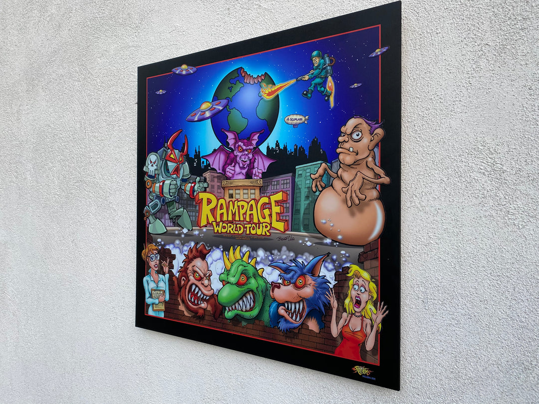 Rampage World Tour wall art – Szabo's Arcades