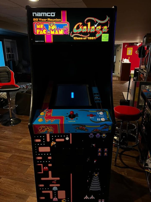 Ms Pacman/Galaga Anniversary  sides & front