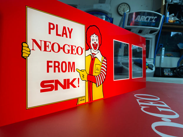 Neo Geo 2 slot Ronald McDonald marquee