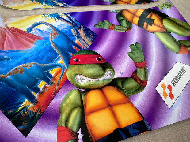 Arcade 1up  Turtles in Time orginal art kit