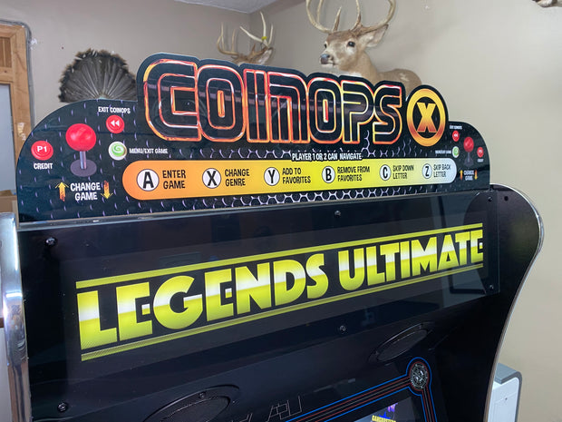 Legends Ultimate CoinOps X topper
