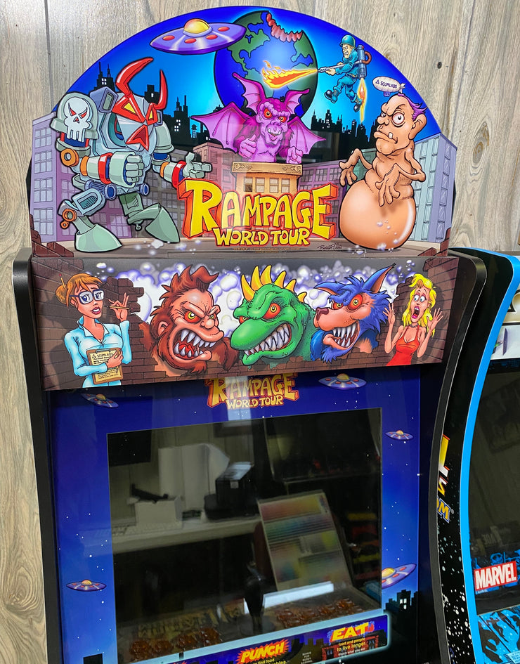 Arcade 1up Rampage World Tour Topper