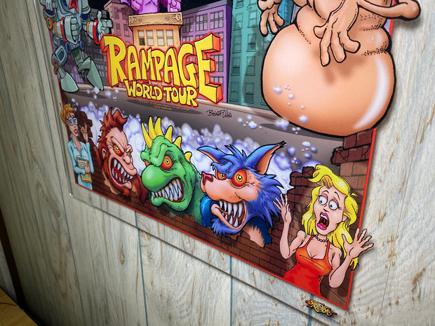 Rampage World Tour wall art