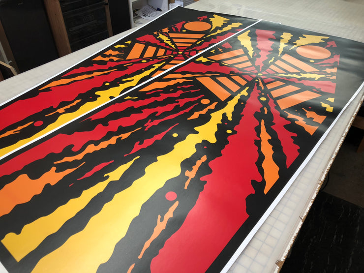 Gyruss Side Art