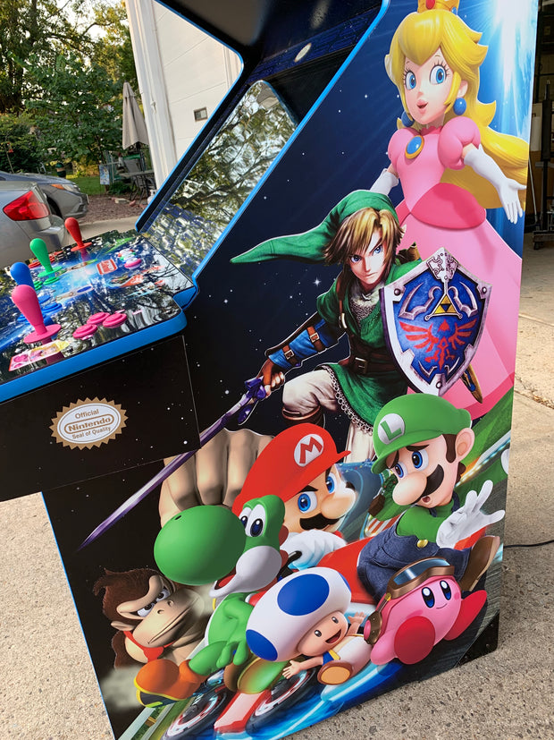 Nintendo  themed multicade custom art