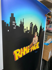 Rampage Full cabinet Topper, Marquee and side art Kit