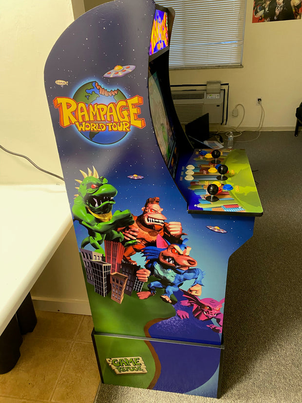 Arcade 1 up Rampage World Tour full art kit