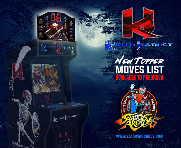 Arcade 1up Killer Instinct Topper