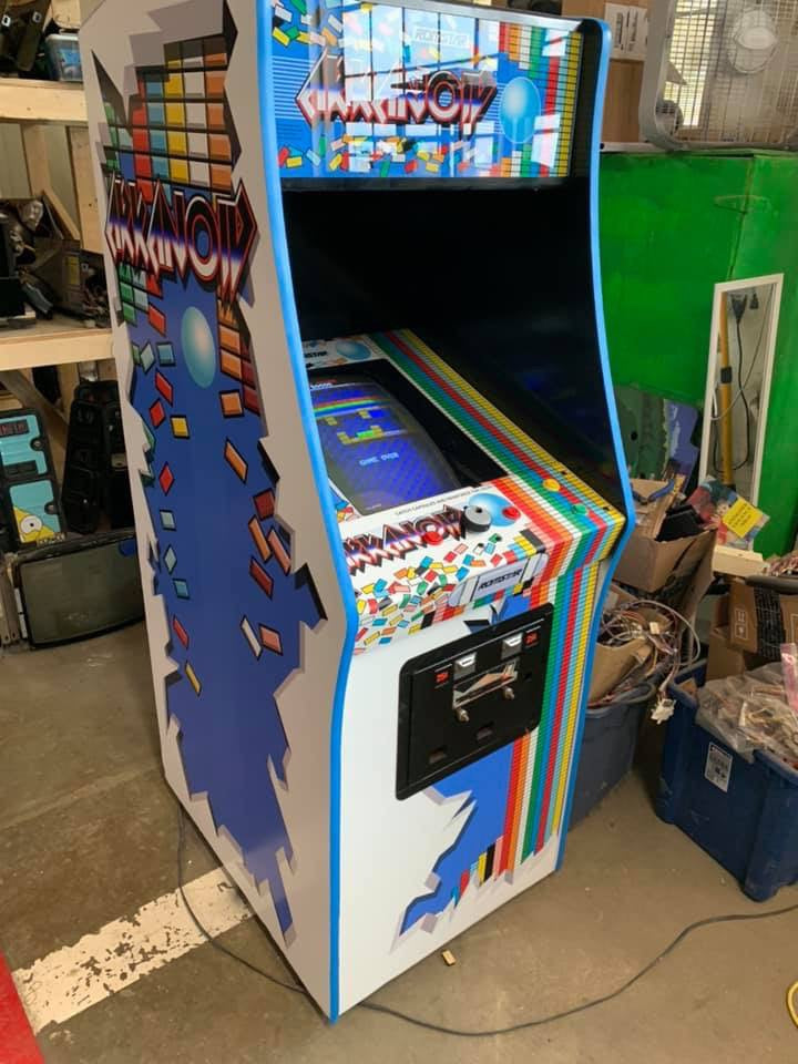 Arkanoid Machine Arkanoid custom full art Kit – Szabo's Arcades