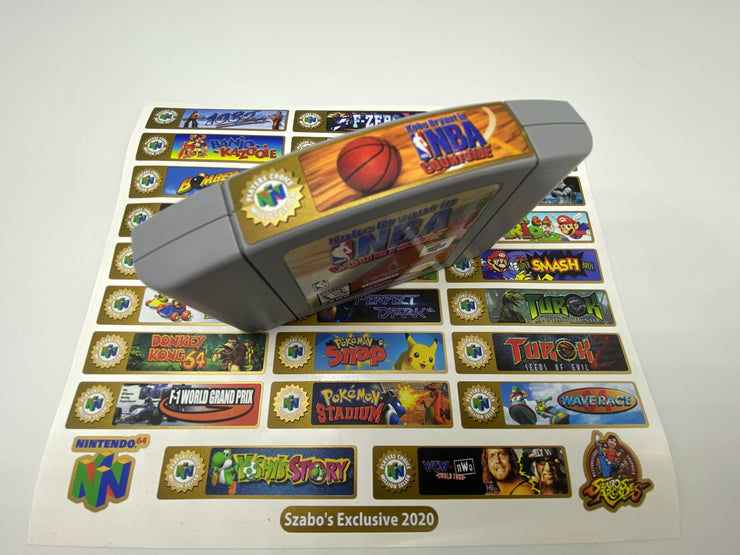 N64 Players Choice end labels.