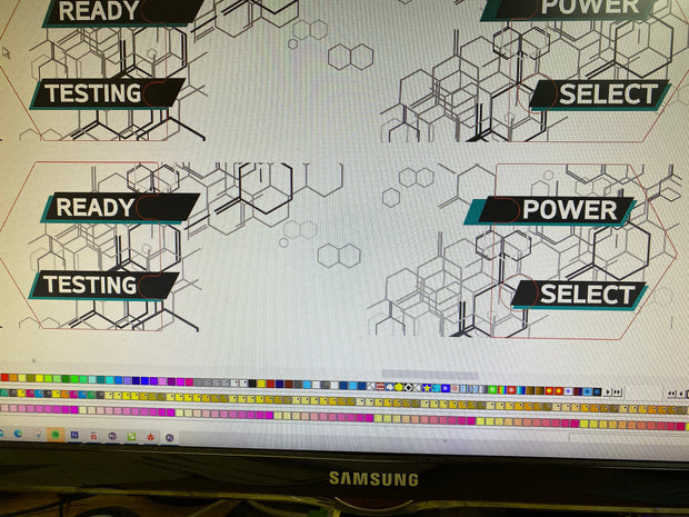 Detectachem- Face plate decals