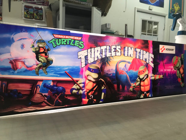 Turtles In Time Marquee (full size cabinet)