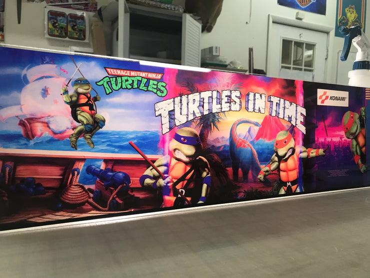 Turtles In Time Marquee (full size cabinet)