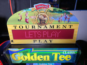 Arcade 1up Golden Tee topper