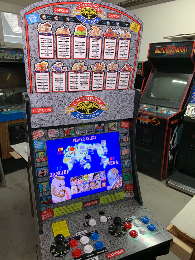 Street Fighter 2 arcade 1Up topper