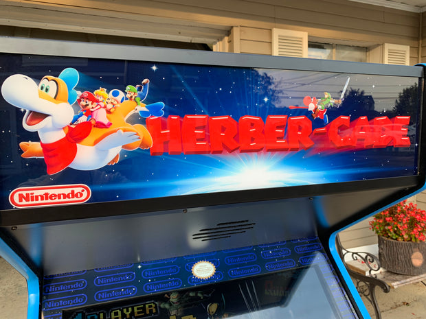 Nintendo  themed multicade custom art
