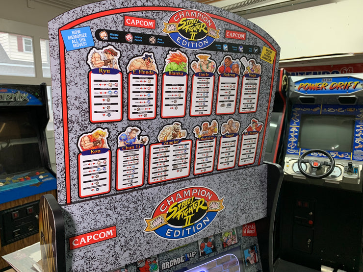 Street Fighter 2 arcade 1Up topper – Szabo's Arcades