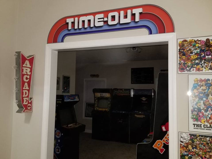 Time out PVC sign
