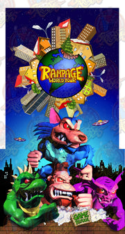 Arcade 1 up Rampage World Tour full art kit