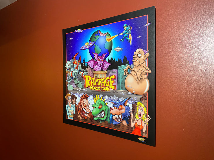 Rampage World Tour wall art