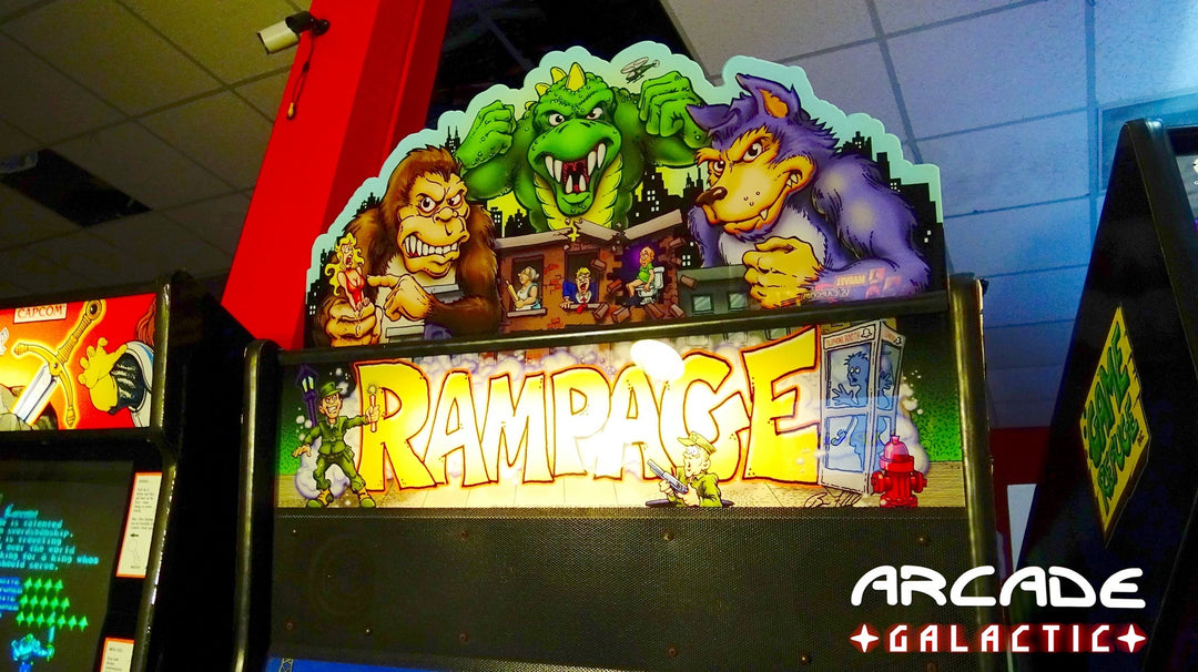 Rampage Full cabinet Topper, Marquee and side art Kit – Szabo's