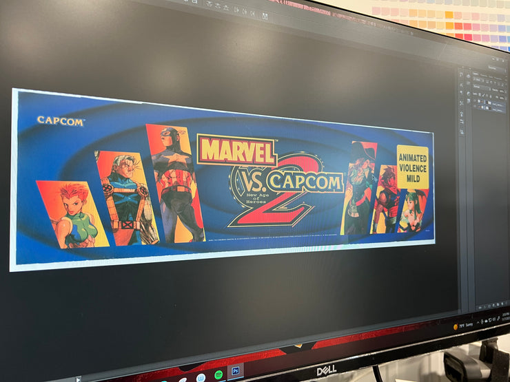Arcade 1up Marvel vs Capcom 2 Replacement Acrylic Marquee – Szabo's Arcades