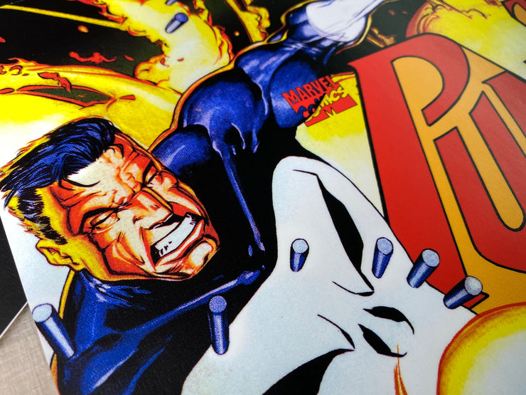 Arcade 1up The Punisher riser art