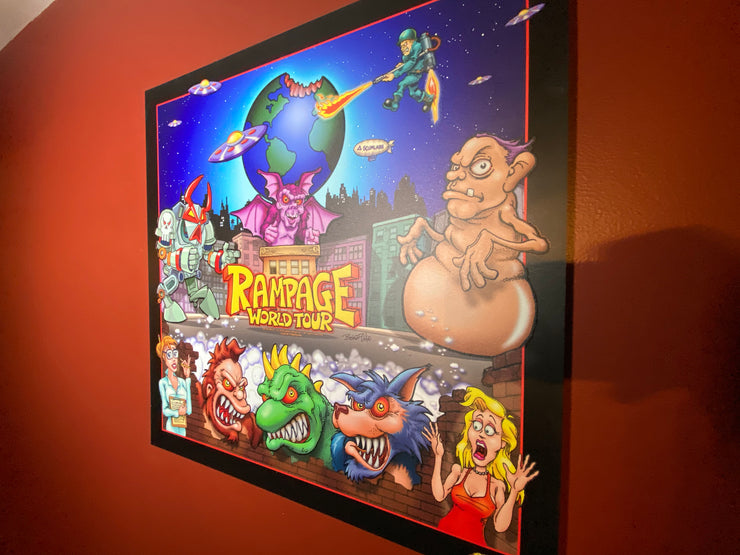 Rampage World Tour wall art