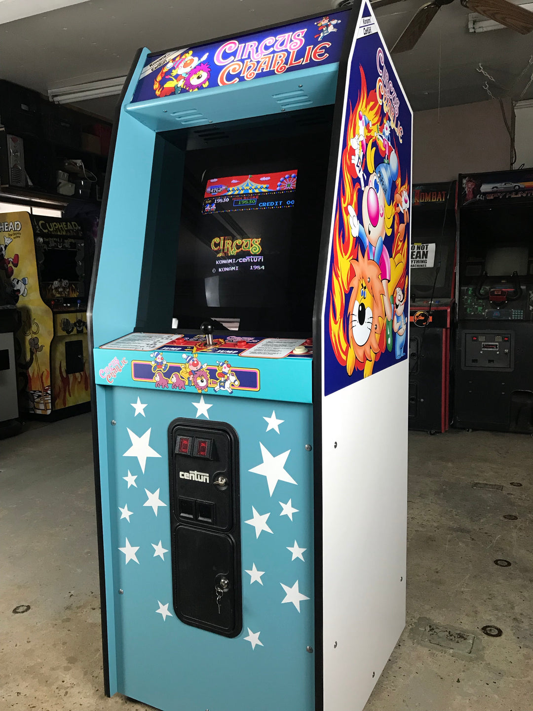 Circus Charlie side art – Szabo's Arcades