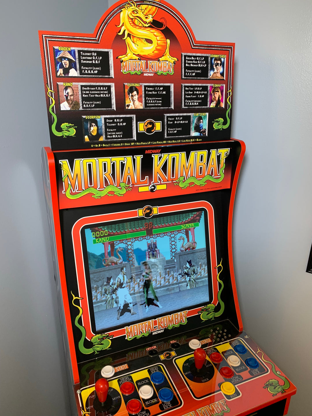 Arcade 1up Mortal Kombat 1 topper – Szabo's Arcades