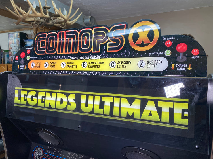 Legends Ultimate CoinOps X topper – Szabo's Arcades