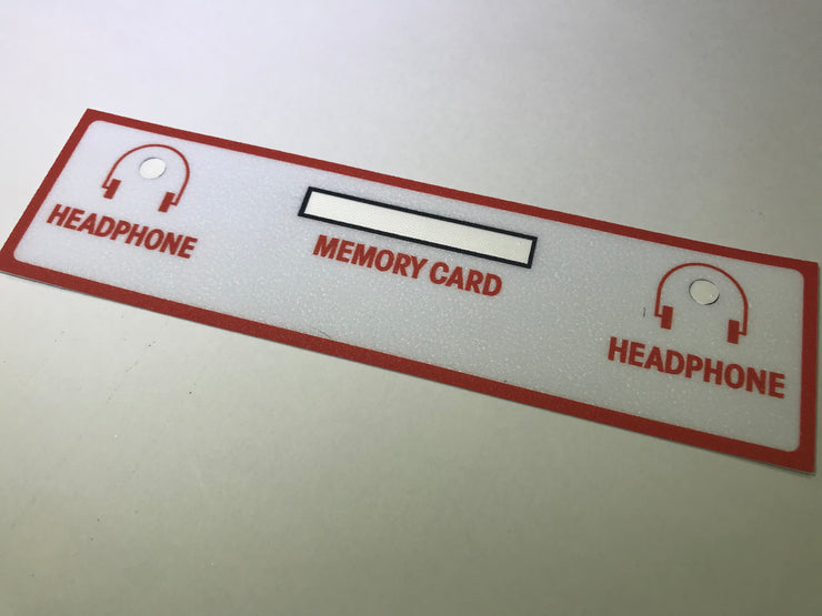 NEO-GEO memory Card and Head Phone Decal